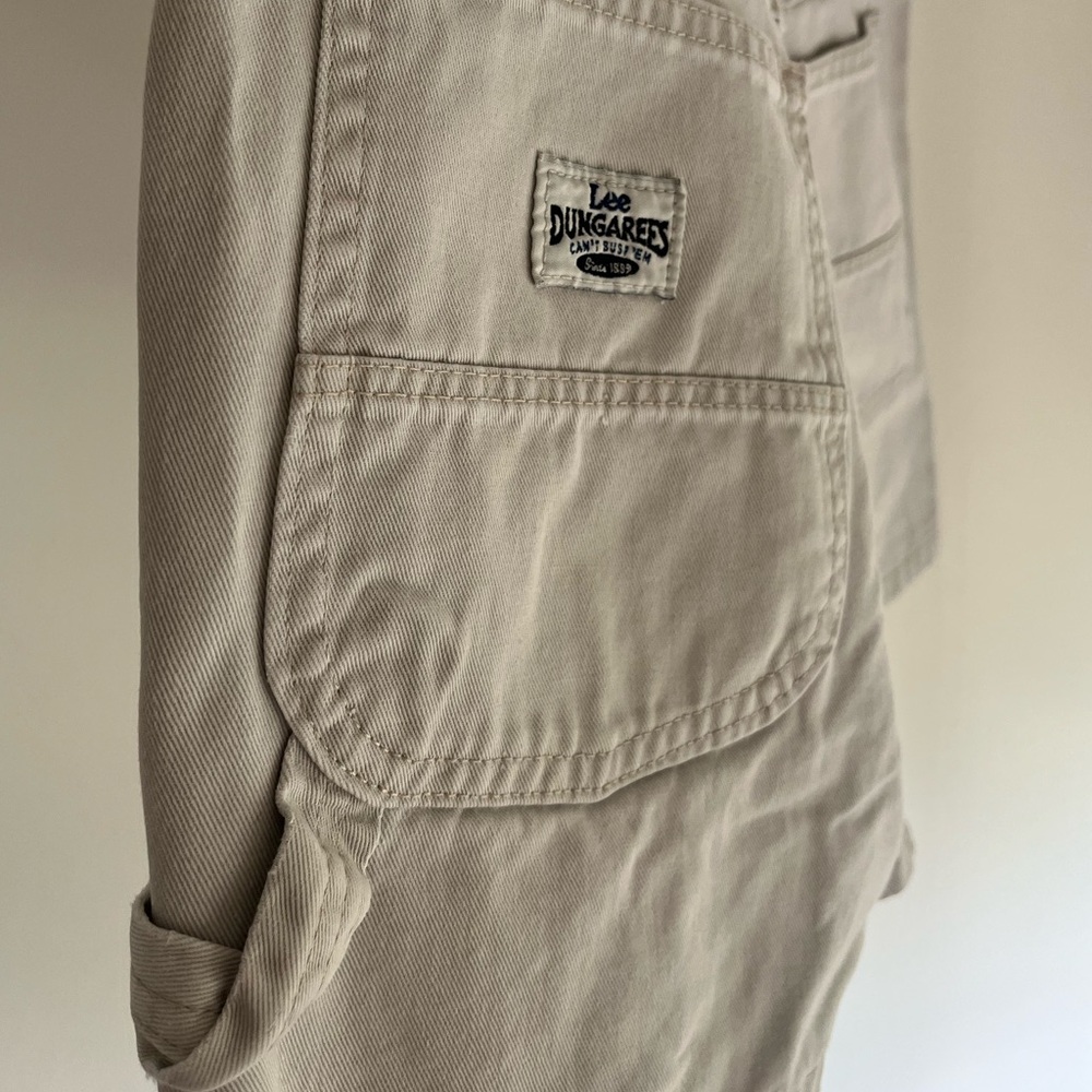 vintage Lee dungaree shorts